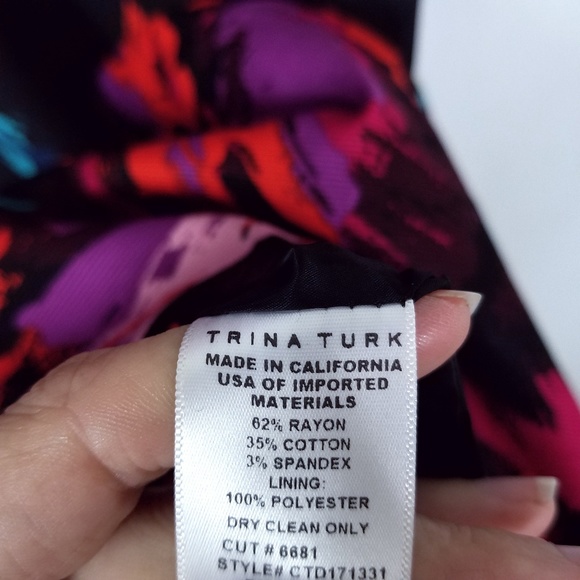 Trina Turk Bright Floral Sheath Dress - Picture 5 of 5